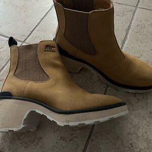 Sorel Camel Heel Boots